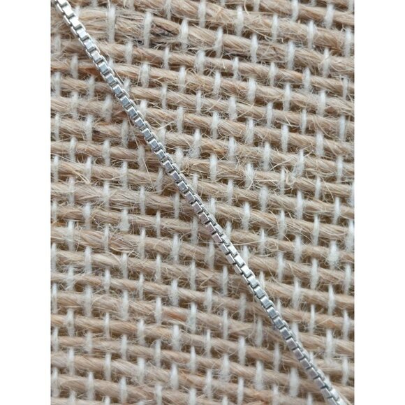 Pretty Sterling Silver Opal & Marcasite Pendant Necklace Box Chain Signed CW 18" - Picture 4 of 7